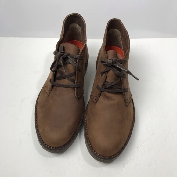 Roc Sport By Rockport Mens Vibram Moreflex Distressed Brown Ankle Lace Up boot 9 - Picture 3 of 8